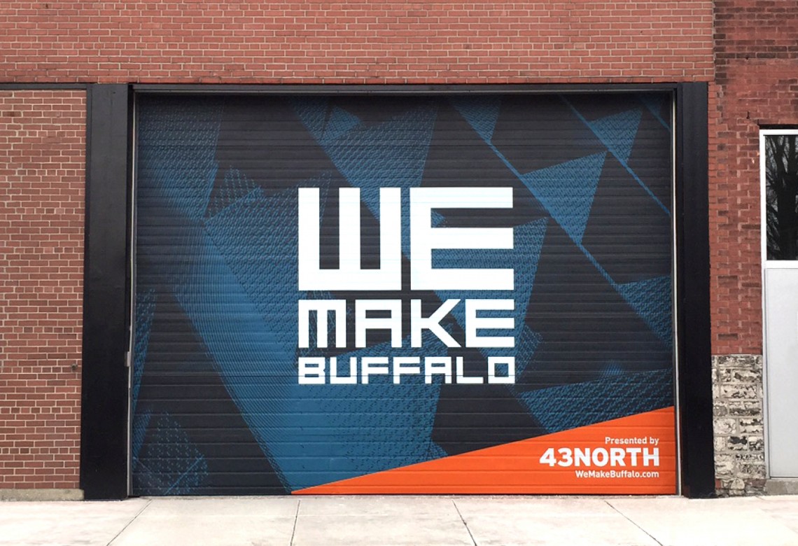 We Make Buffalo Garage Wrap